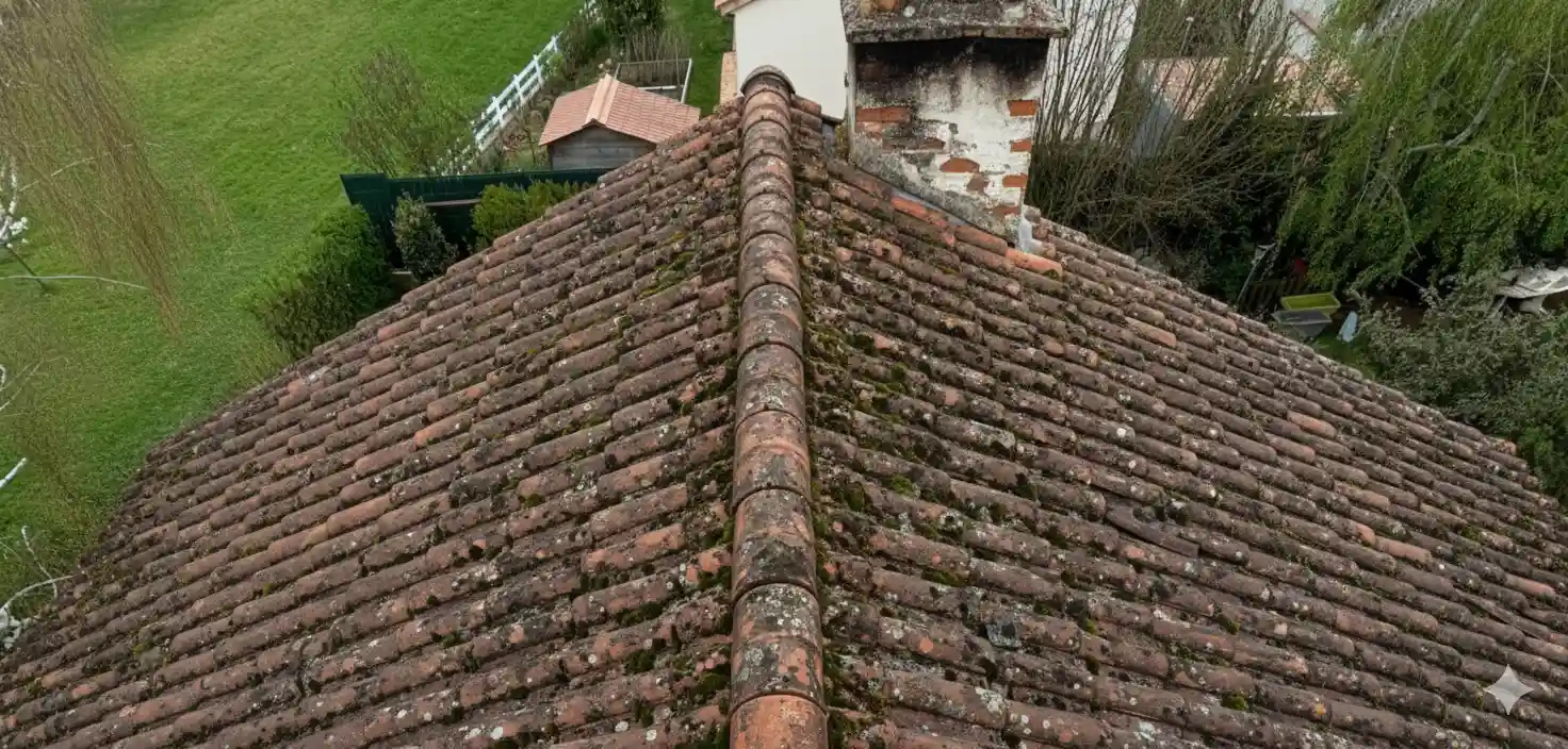Travaux de couverture de toiture avant