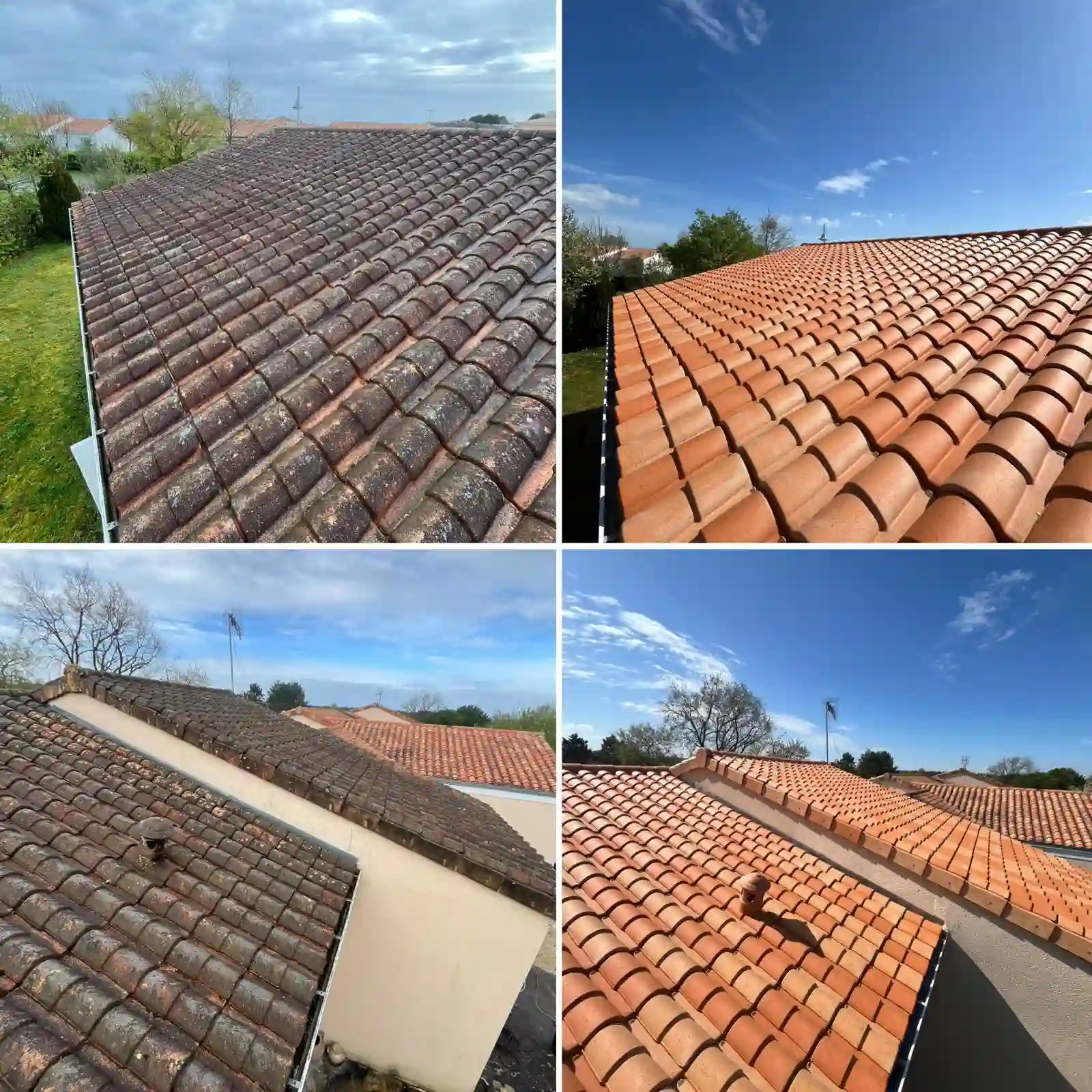 Nettoyage de toiture à Poitiers