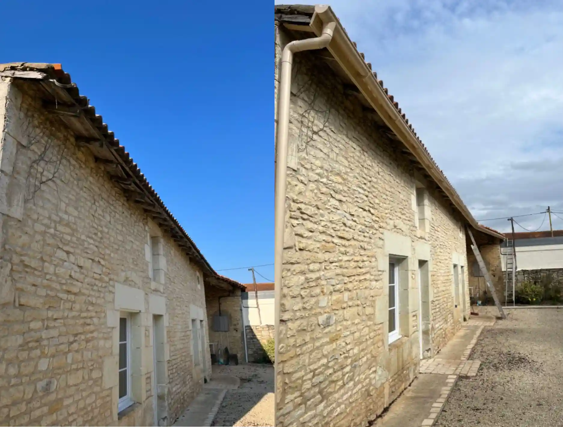 Installation de gouttière à Poitiers