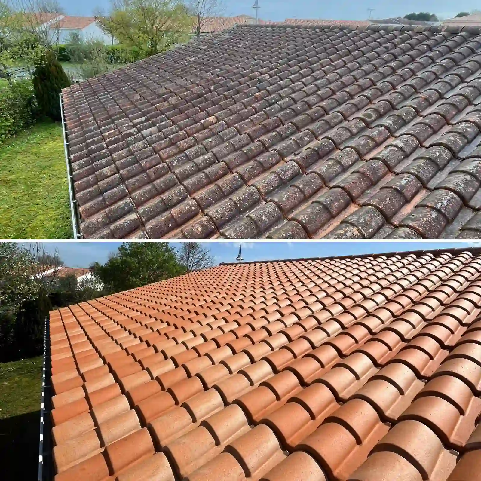 Nettoyage de toiture ardoise à Poitiers