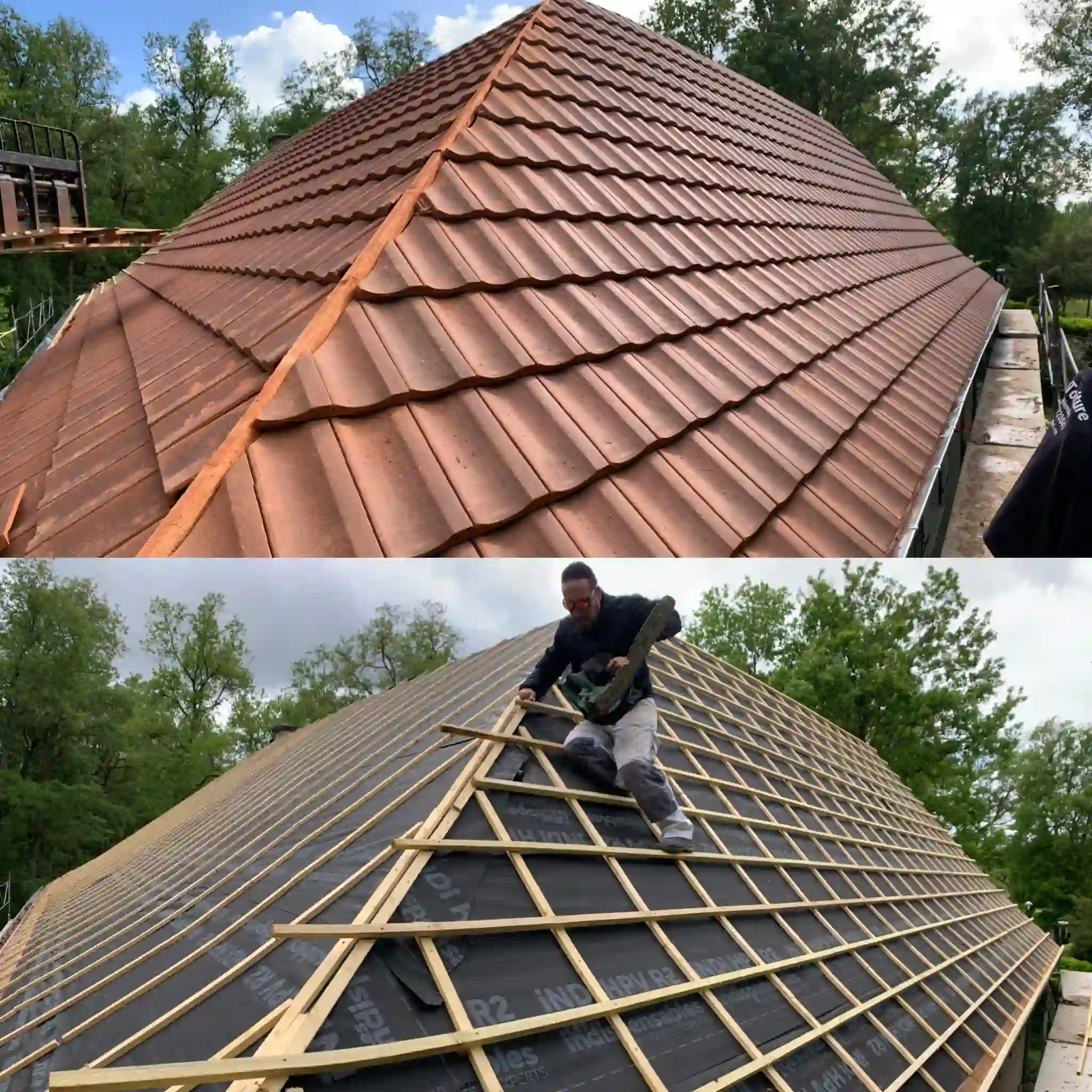 Pose de toiture à Poitiers