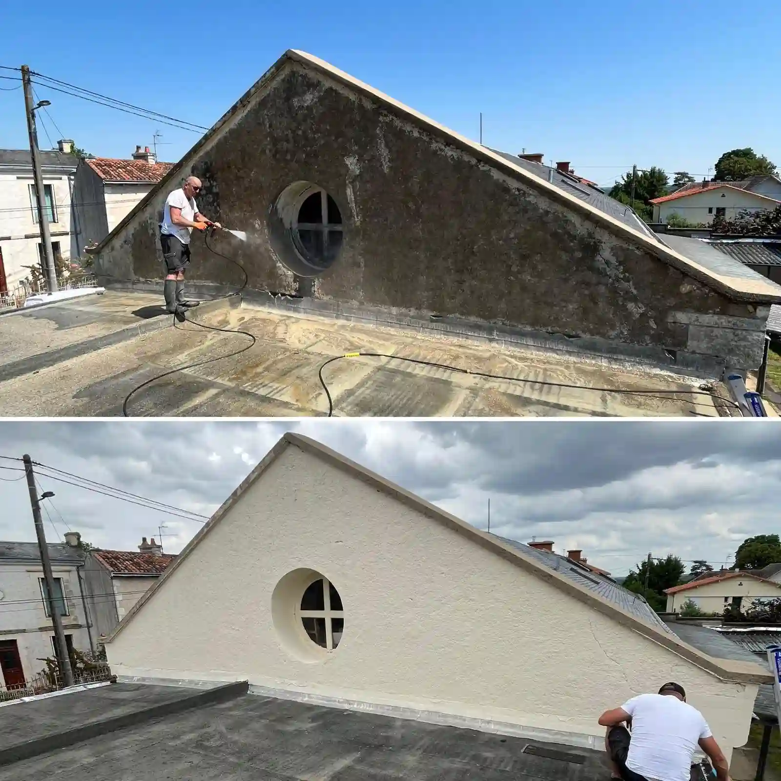 Renovation et peinture de façade à Poitiers